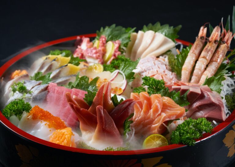 Assorted sashimi